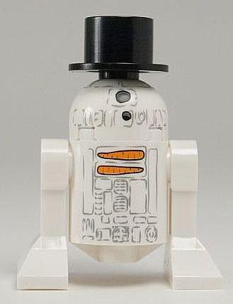 LEGO Minifigure -- R2-D2 (Snowman)-Star Wars / Star Wars Other -- SW0424 -- Creative Brick Builders